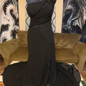 Brand New Elegant Black Evening Gown by Jolene